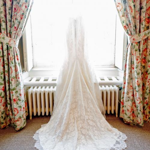 Photo de la robe de la mariée