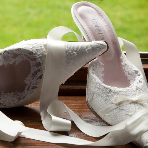 Reportage photo mariage chaussures à Saint Pierre sur Dives